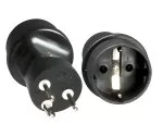 Tápegység adapter Dánia CEE 7/3 és DNK K típusú CEE 7/3 aljzat/DNK 3pin K típusú dugó, YL-2623